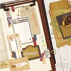 便签包 MEMO系列 diy便签纸 创意复古 手帐便条 留言卡 装饰素材-淘宝网