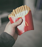 cigarettes in McDonald's fries pack