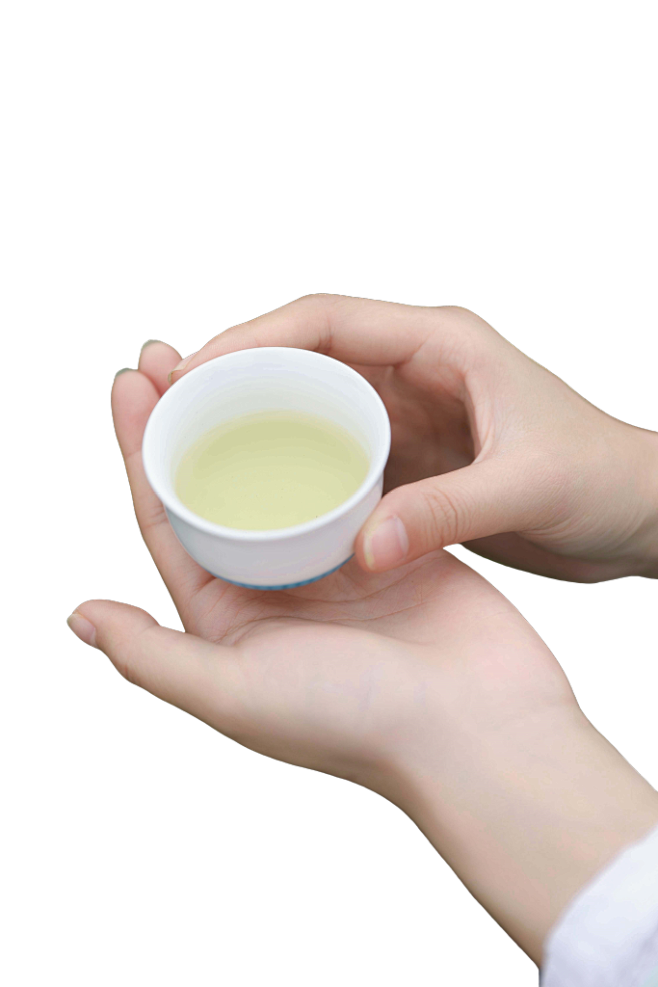 黄色透亮茶汤特写免抠PNG