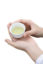 黄色透亮茶汤特写免抠PNG
