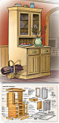 Kitchen Dresser Plans - Furniture Plans and Projects | WoodArchivist.com