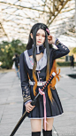 cos：鬼灭之刃灶门祢豆子cos正片@戯言呱呱|coser_网易订阅