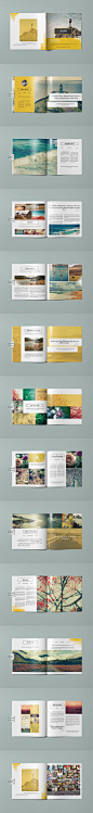 Portfolio Square Modern Catalog / Brochure 24 Pages Template InDesign INDD