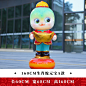 春节元旦新年卡通蛇雕塑玻璃钢2025蛇年吉祥物商场售楼部美陈摆件-淘宝网
