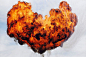 当地时间2012年2月13日，新西兰，一化学特效公司的技术人员为艺术家杰弗里制造出“心形”爆炸效果，对爆炸十分狂热的摄影师杰弗里在情人节来临之际，特制了这场“心形”爆炸，用镜头捕捉爆炸时火焰燃尽的瞬间。