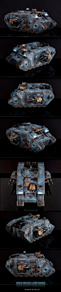 CoolMiniOrNot - Space Wolves Land Raider by Delius: 