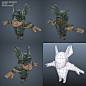 3DOcean Human Warrior Low Poly 2498640