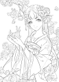手绘线稿01