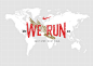 Nike We Run : Branding, illustration, and font design for Nike's fifth yearly "We Run" global running series, hosted by more than 25 cities with almost one million runners.Art Direction: Michael Malowanczyk