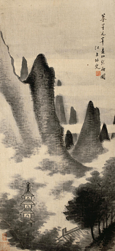 国画-花瓣网|陪你做生活的设计师 | - 张大千书画艺术专题展 - 伴月轩