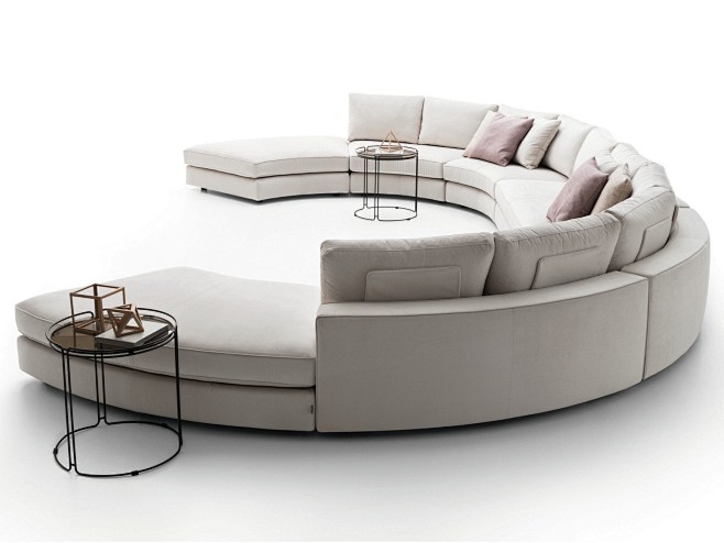 LOMAN | Curved sofa ...