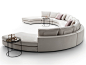 LOMAN | Curved sofa By Ditre Italia design Stefano Spessotto : Download the catalogue and request prices of Loman | curved sofa By ditre italia, sectional curved sofa design Stefano Spessotto