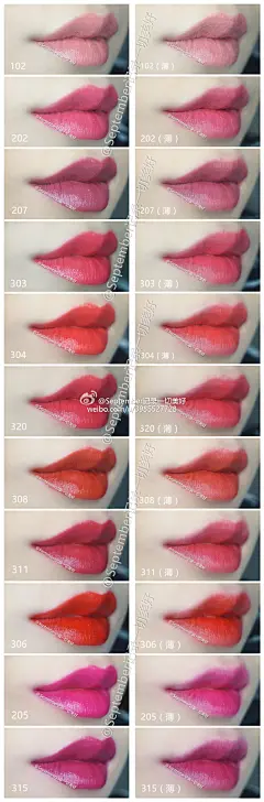 纪梵希小羊皮Givenchy Le Rouge唇膏系列其中曾发售的11支限量外壳试色共十一色：102/202/207/303/304/320/308/311/306/205/315。因为首页被欢乐颂刷屏安利之后看了几集发现樊胜美那个角色里面用的就是小羊皮所以萌发了每个颜色的描述当中用剧集里的角色图片来做更清楚的详解的功课想法。每一支限量壳都...展开全文c