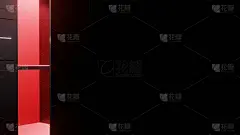 一个抽象的科幻背景的3d渲染插图。用于名片模板、名片、邀请函、广告、横幅、商业用途