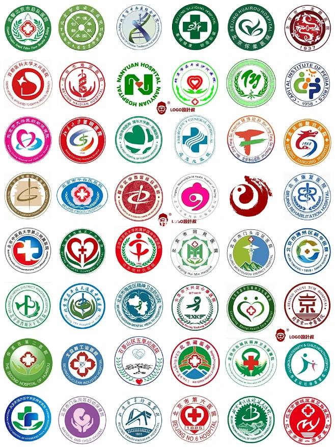 灵感采集医疗机构/中医医院门诊医学logo-花瓣网
