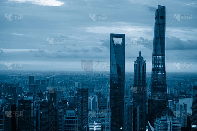 城市天际线和现代建筑素材-花瓣网