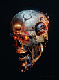 death schwarzenegger skull skynet t1000 t800 terminator Terminator 2 War