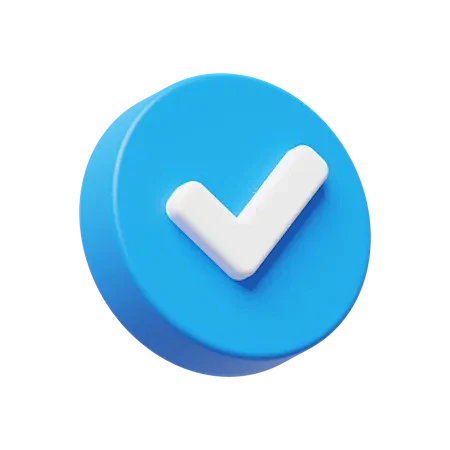 Check 3D Icon