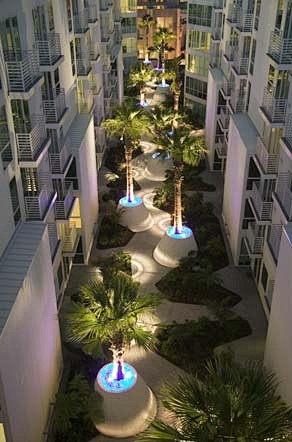 Complex Courtyard Ga...