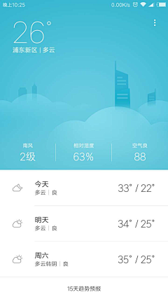 YIN宝_Psc采集到APP－天气