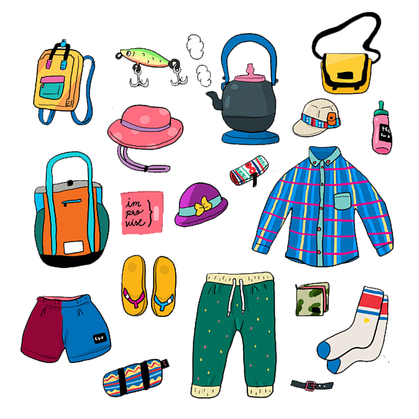 卡通服饰简笔画