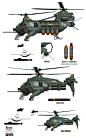 antisubmarine helicopter, Mark Sanwel : personal project