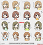 line贴图表情包每日贴纸女孩|Daily sticker with girls 我做了一个可以每天使用的邮票，|I made a stamp that can be used on a daily basis.@飞天胖虎