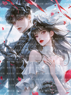 赛多封面设计工作室采集到版权-都市异能双人多人【授权QQ3324352440】