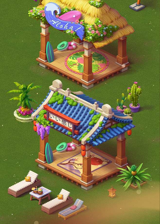 casual game 3D city ...
