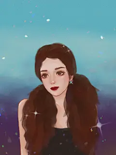 林立慧 仲夏夜星 手绘头像 插画@Sophie_yoo