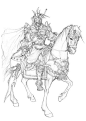 《一骑当千》游戏美术资源/场景设定CG人设原画线稿 素材内部资料-淘宝网