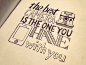 Sean McCabe - Hand Lettering, the best camera is the one you carry with you #采集大赛#