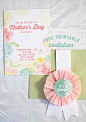 Confetti Sunshine: Mother's Day Tea Party : Free printable invitation