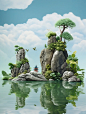 AI绿色空景应用&清新自然赶走负能量～ - 小红书