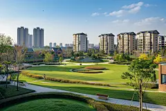 小区楼盘环境案例景观效果图