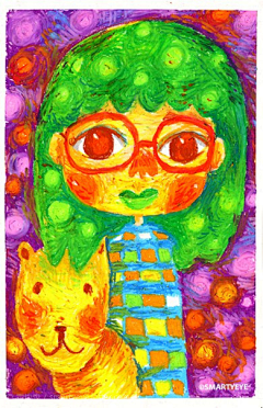 麻辣烫烫手采集到蜡笔插画
