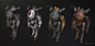 northstar textures, Robb Shoberg : textured version of the north star titan i did for titanfall2, and some variations.