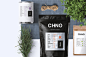 CHNO COFFEE : Chno CoffeeWorking on a school project where the task was to create a coffee brand and package design. CHNO is the formula of caffeine (C8H10N4O2 I removed the numbers to keep it simple and minimalistic.Brief / Client: Brand OpusNo country i