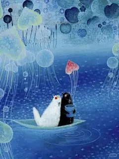 日本插画师Satoe Tone唯美小清新的作品欣赏