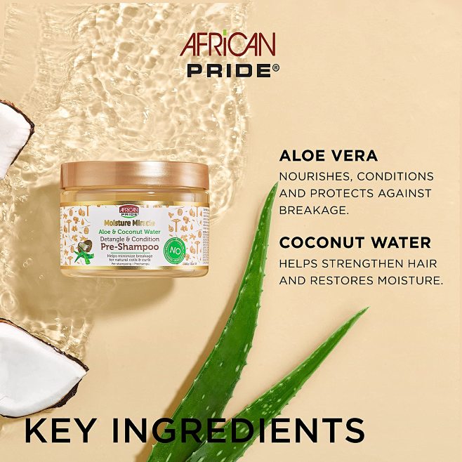African Pride Moisture Miracle PreShampoo, &