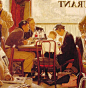 norman rockwell 的插画永远看不够_绘画艺术_图片作品欣赏_三联