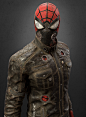 Post-Apocalyptic Spider-man, Daniel Johnson : This is my rendition of Spider-man if he was living in a toxic, post-apocalyptic world. Character is real-time rendered and game res. Spider-man for PS4 was a huge inspiration.