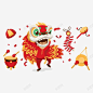 中国舞狮会矢量图 免费下载 页面网页 平面电商 创意素材