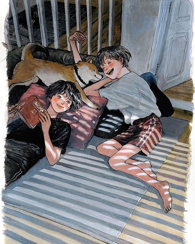 #遇见艺术# 插画师 NOMA 的治愈系...