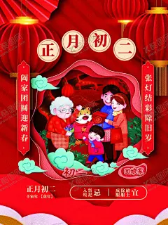 正月初二 【酷图网】初二,年初二,回娘家,初二海报,大年初二,大年初二海报,拜年海报,正月初二海报,新年海报,虎年拜年微信,虎年海报,春节海报,正月初二,回娘家海报,海报,红色海报,新年海报系列,过年风俗,春节习俗,春节风俗,过年习俗,过年,拜大年,新春,房地产,地产,房地产海报,微信海报