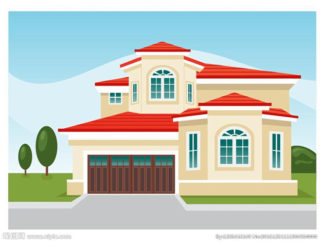 别墅矢量