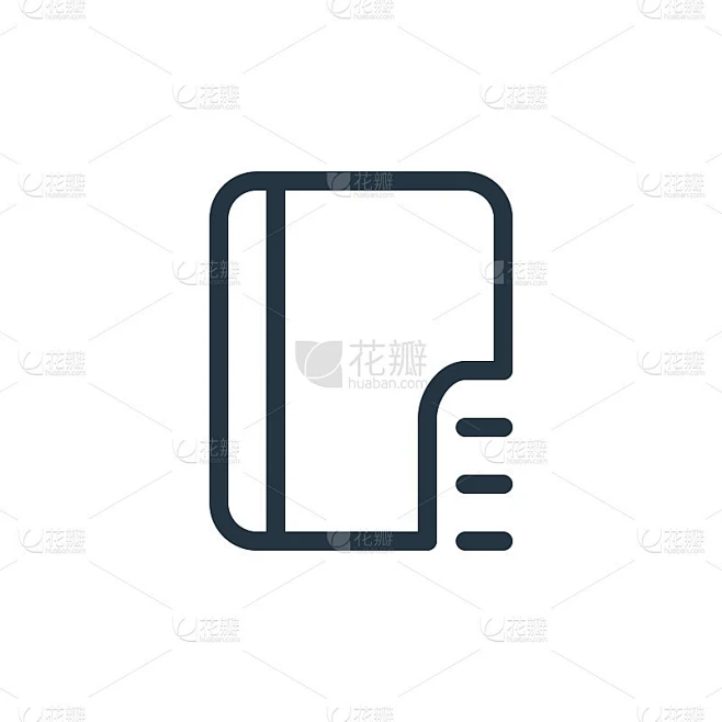 指数矢量图标。指数可编辑的中风。索引线性符号用于web和移动应用程序，标志，印刷媒体。细线说明。矢量素材-花瓣网