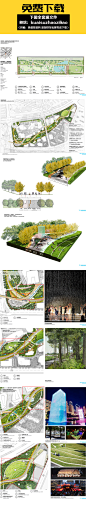 编号J111-景观大道方案 文本道路绿化设计文本资料 景观轴效果 (2)