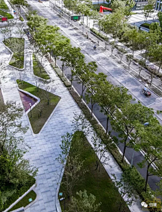 商业空间-花瓣网|陪你做生活的设计师 | studio : 城市滨水带状绿地