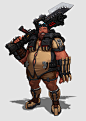 Wild Buster NPC, Junq Jeon : SF concept character
